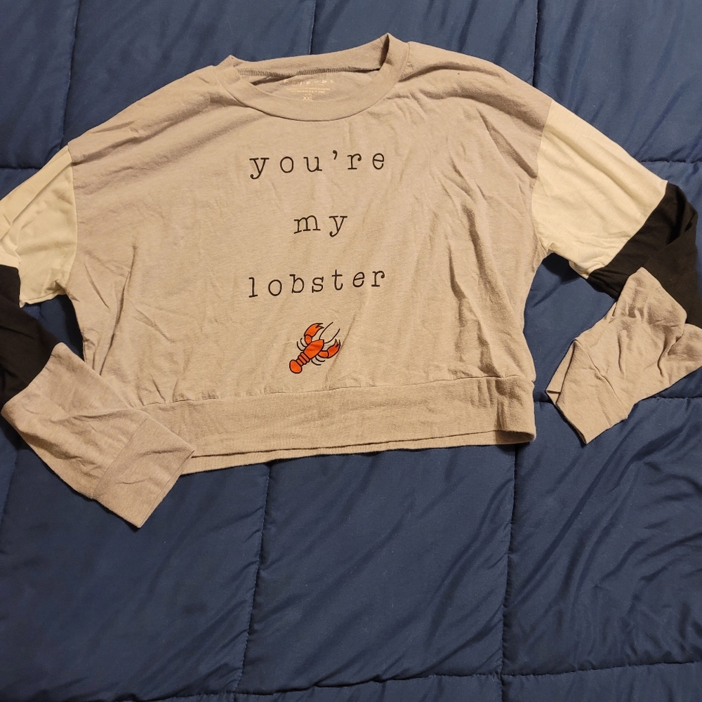 Long sleeve crop top